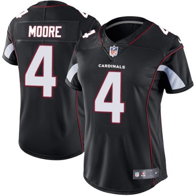 Nike Arizona Cardinals #4 Rondale Moore Black Alternate Women's Stitched NFL Vapor Untouchable Limited Jersey